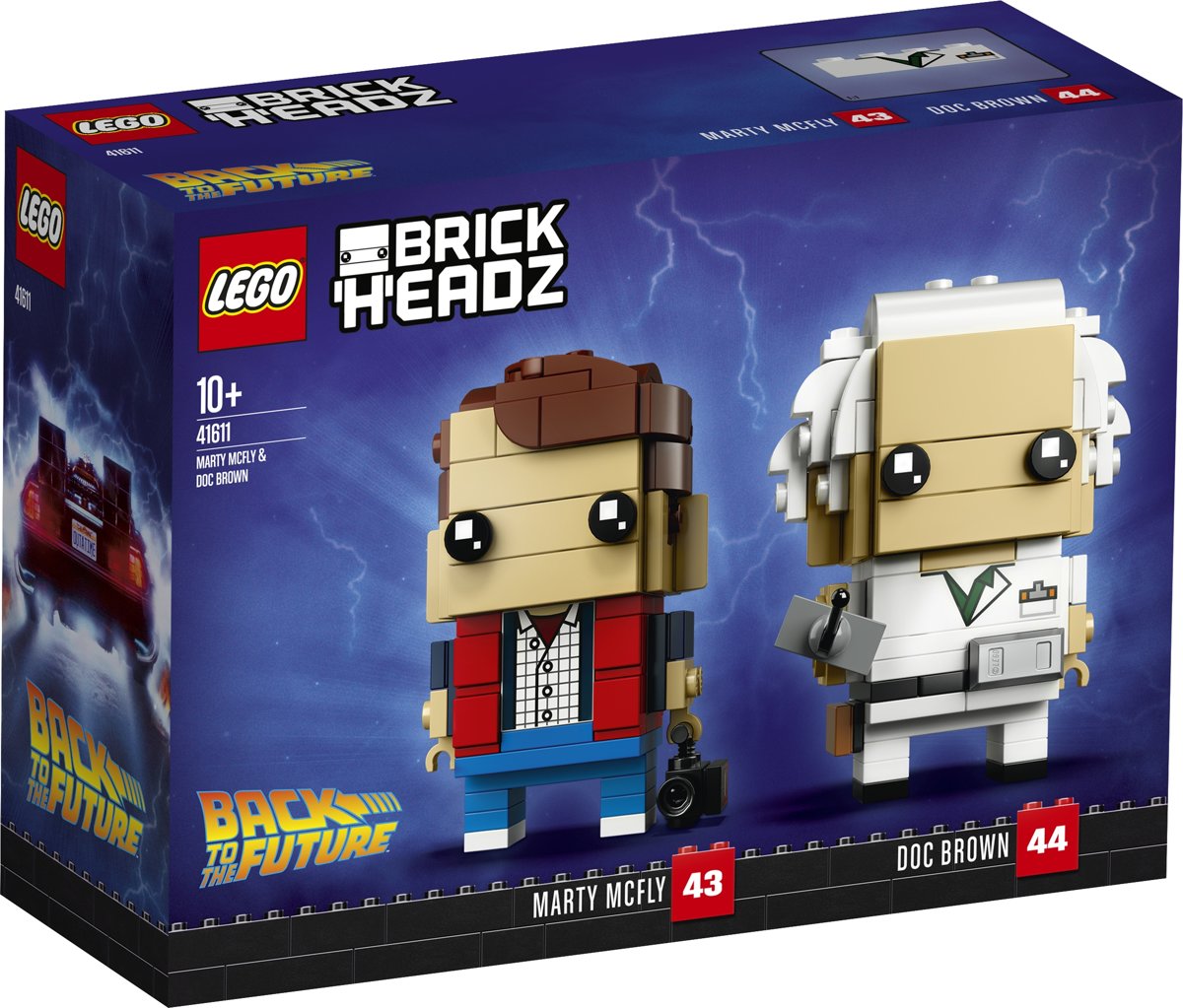 LEGO BrickHeadz Marty McFly en Doc Brown - 41611