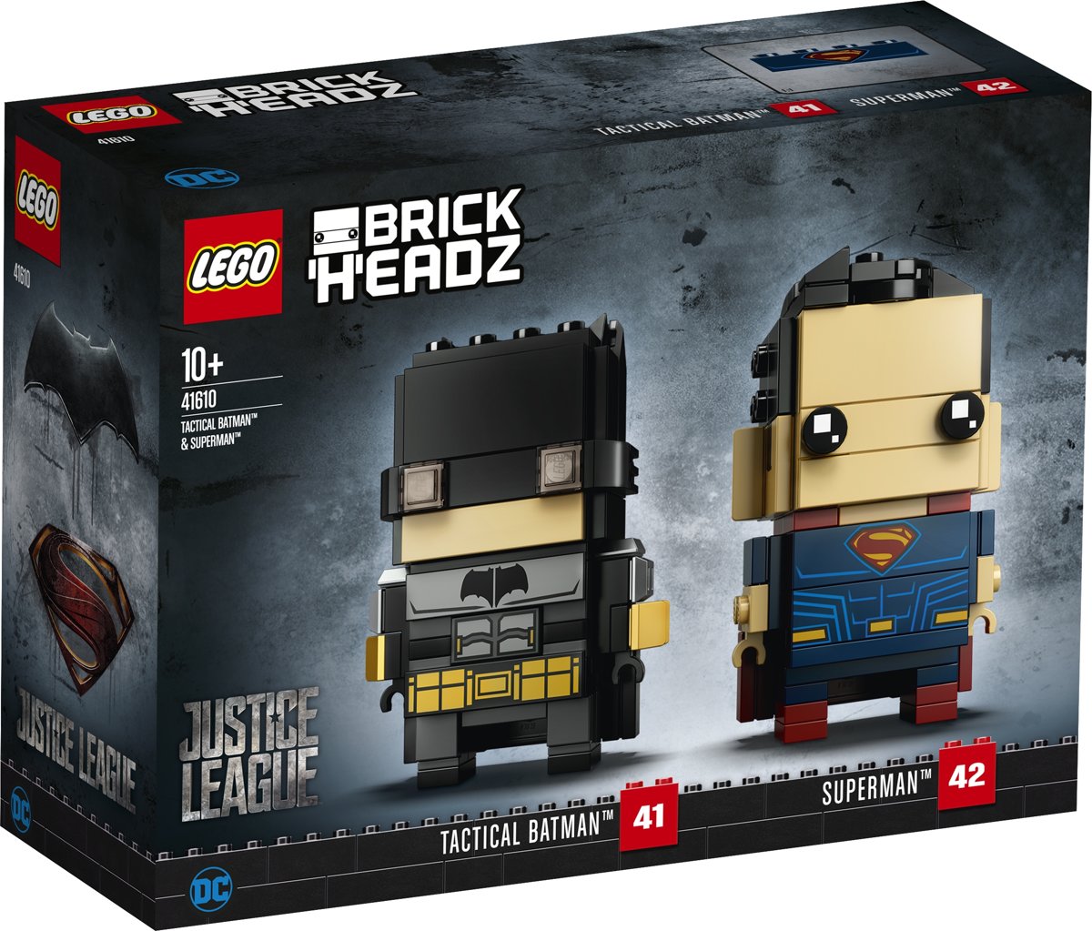 LEGO BrickHeadz Tactische Batman en Superman - 41610