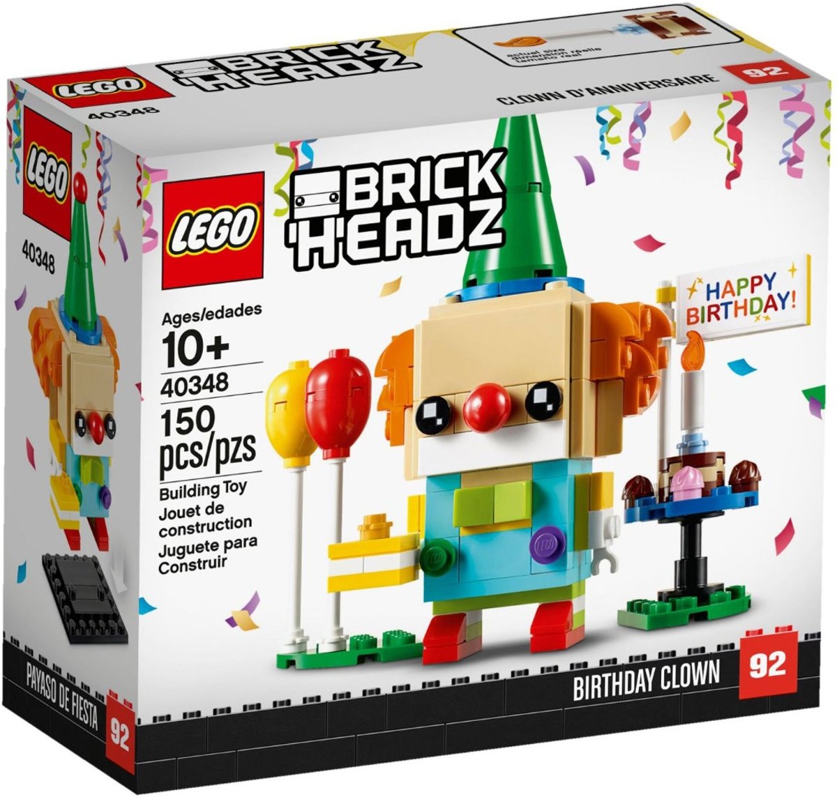 LEGO BrickHeadz™ 40348 Verjaardagsclown