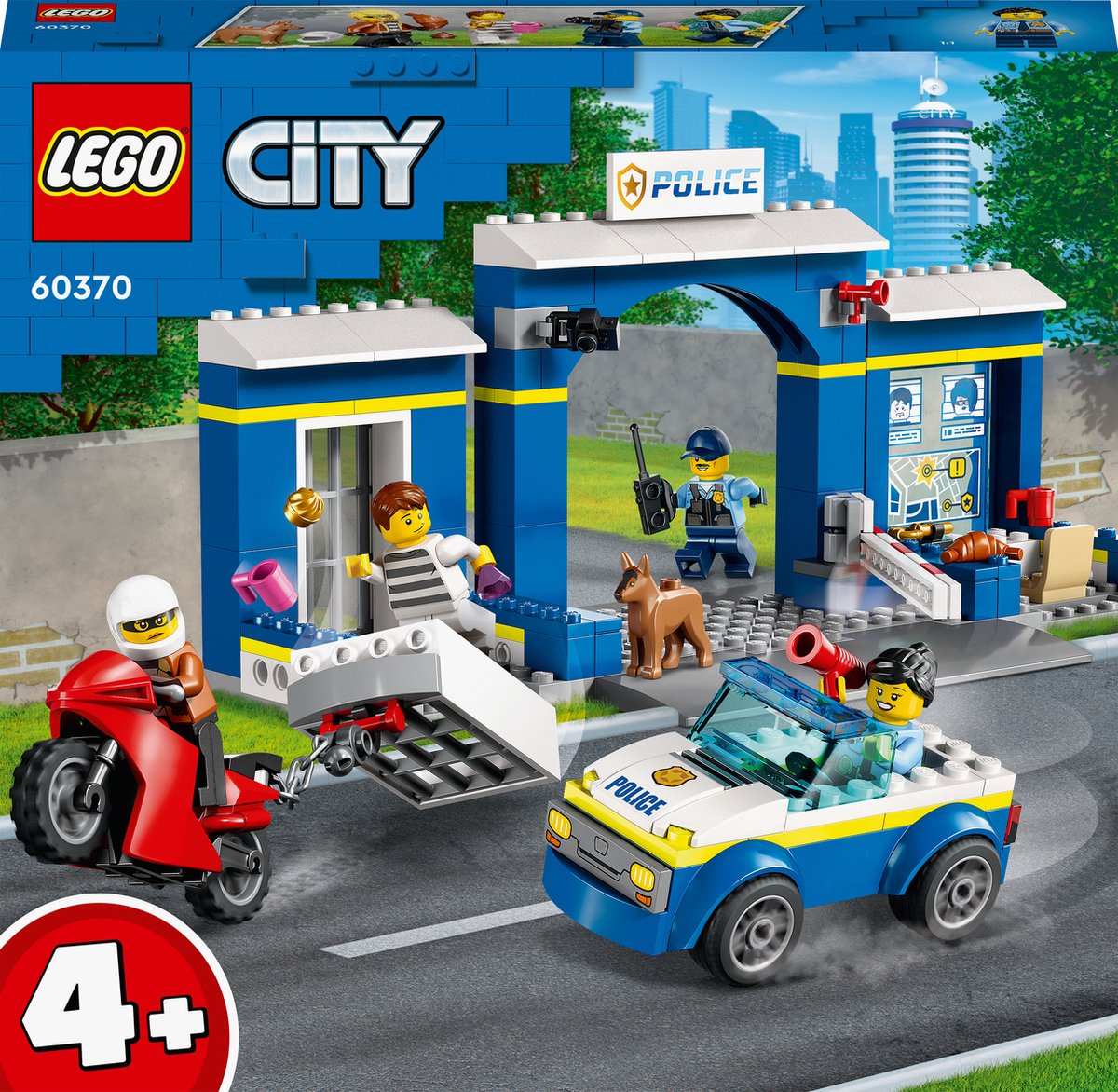 LEGO City Achtervolging politiebureau - 60370