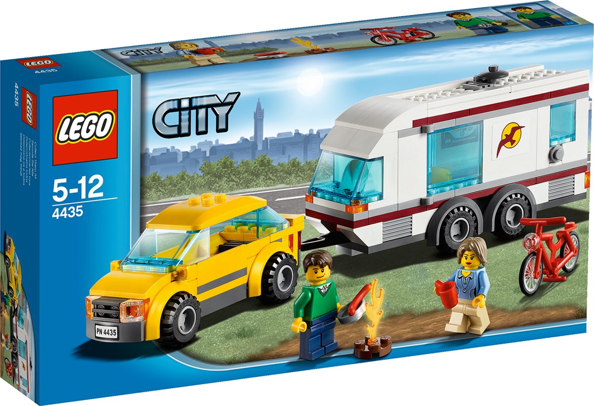 LEGO City Auto met Caravan - 4435