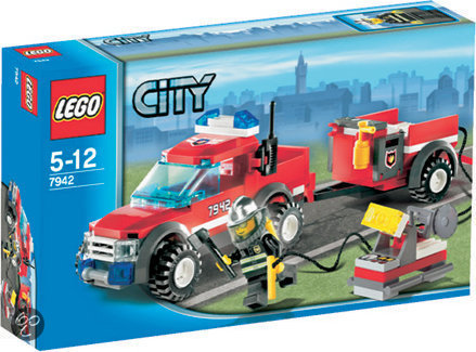 LEGO City Brandweer Pick-Up Truck - 7942