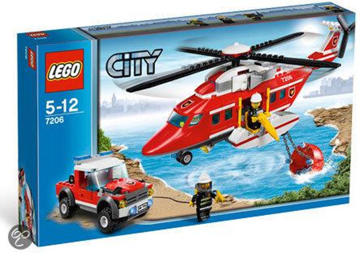 LEGO City Brandweerhelikopter - 7206