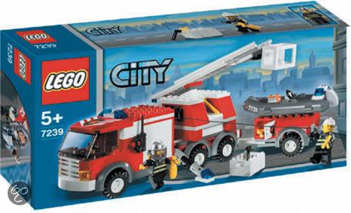 LEGO City Brandweerwagen - 7239