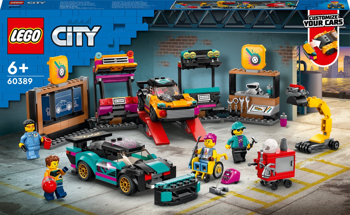 LEGO City Garage voor aanpasbare autos - 60389