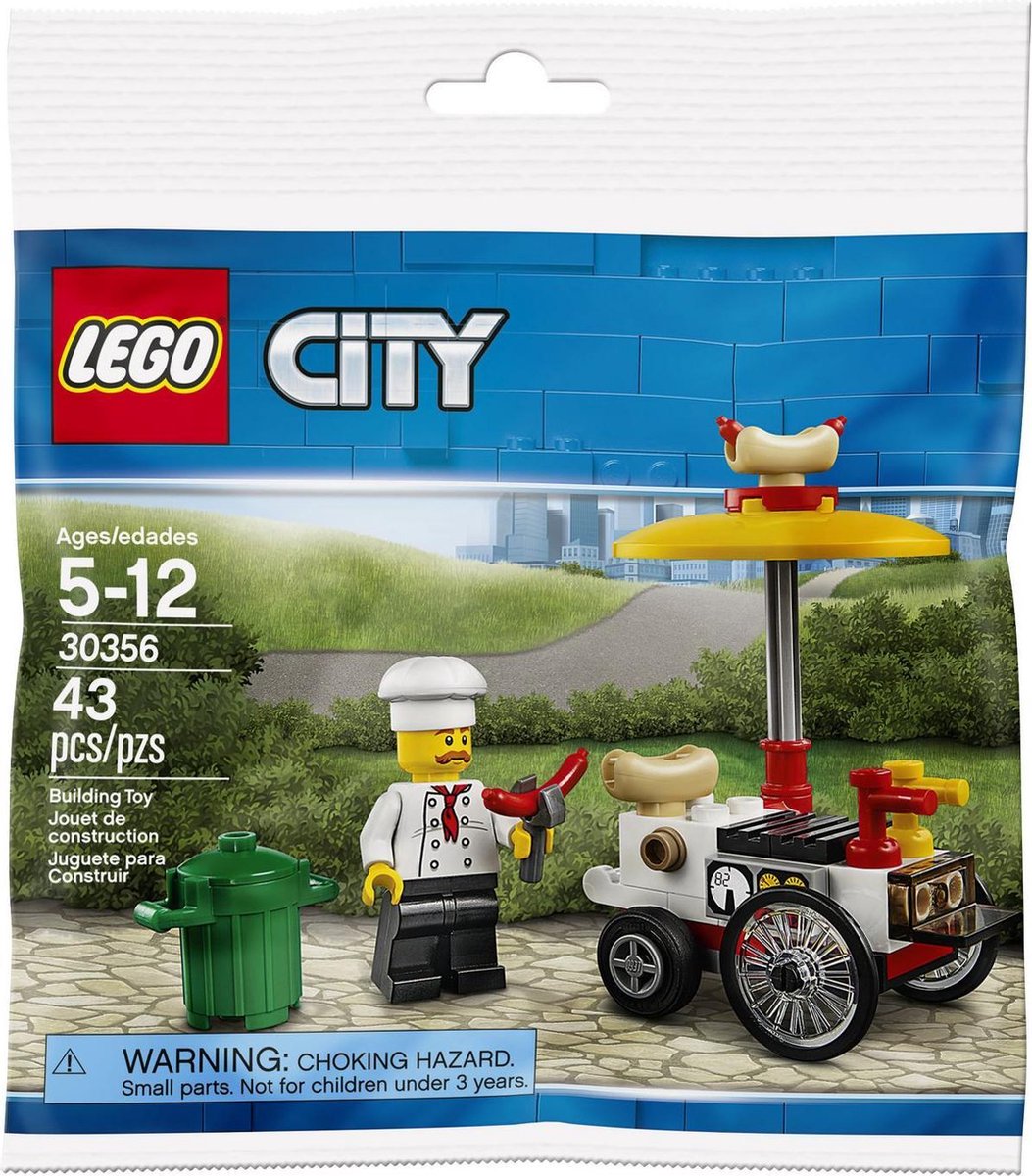 LEGO City Hot Dog Stand (Polybag) - 30356
