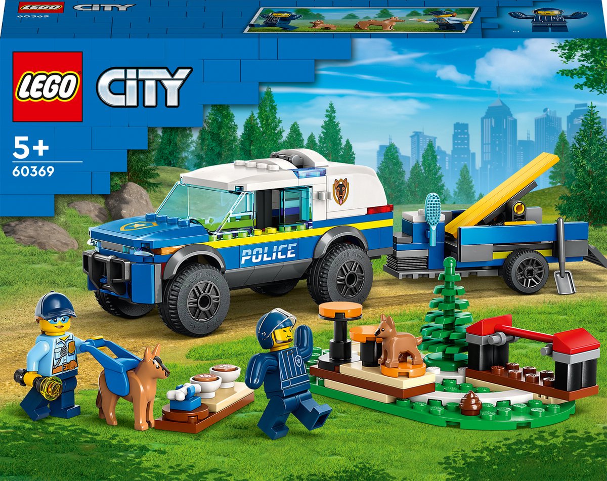 LEGO City Mobiele training voor politiehonden - 60369