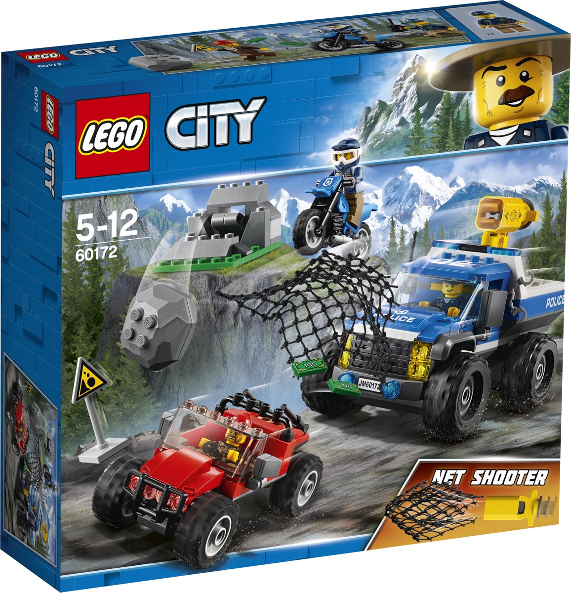 LEGO City Modderwegachtervolging - 60172