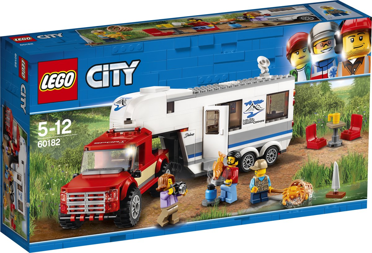 60182 LEGO City Pick-uptruck en Caravan