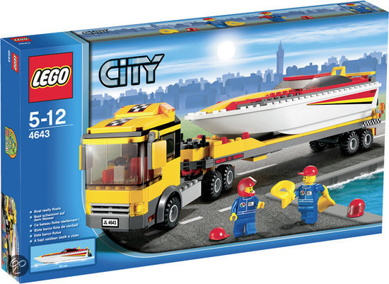 LEGO City Powerboot Transporter 4643