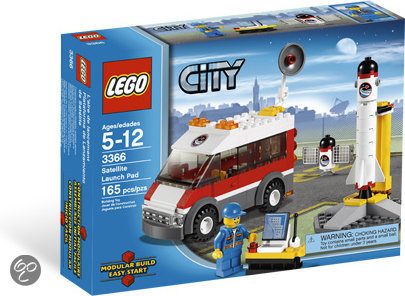 LEGO City Satelliet Lanceer Platform - 3366