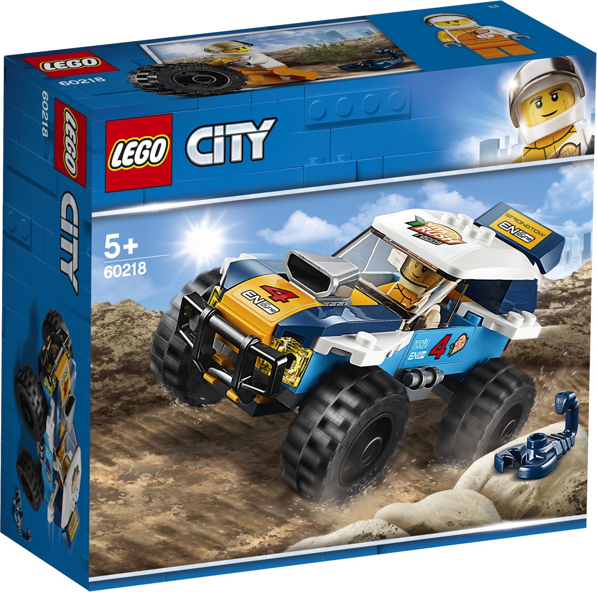   City Woestijn Rallywagen - 60218