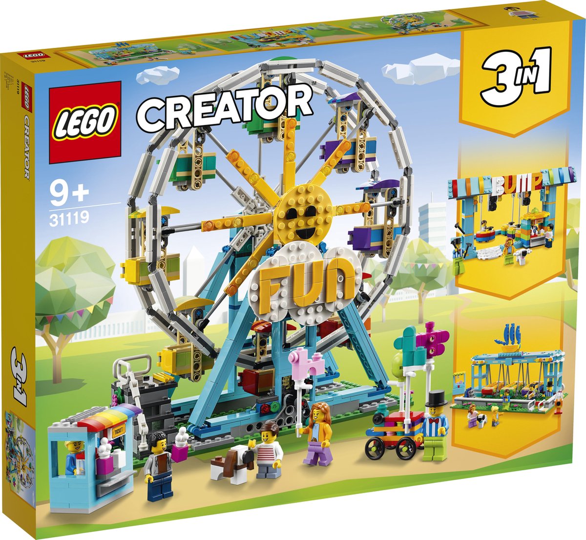 LEGO Creator 3-in-1 Reuzenrad Speelgoed Kermis - 31119