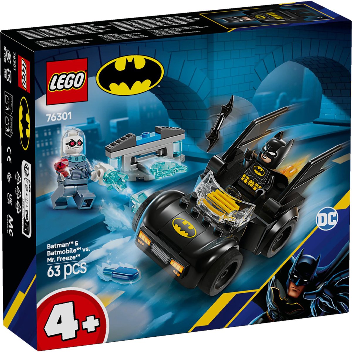 LEGO DC Batman™: Batman en Batmobile™ vs. Mr. Freeze™ voertuig - 76301