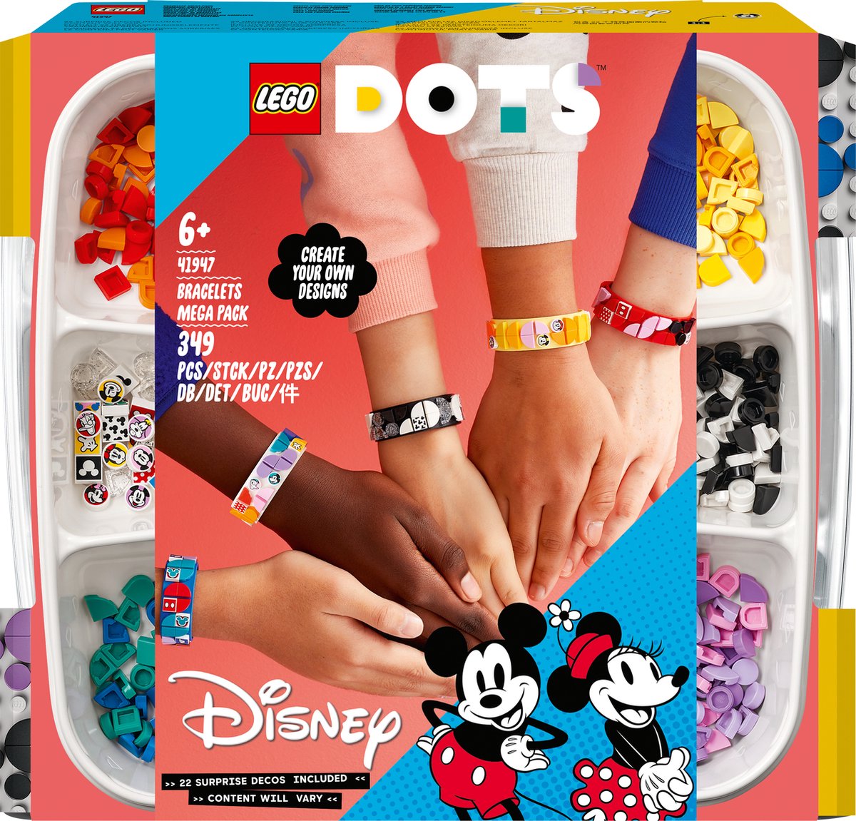   DOTS Mickey & Friends: megapak armbanden - 41947
