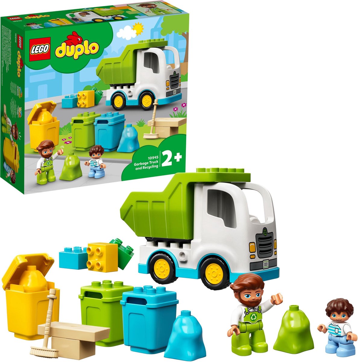 LEGO DUPLO Vuilniswagen en Recycling - 10945