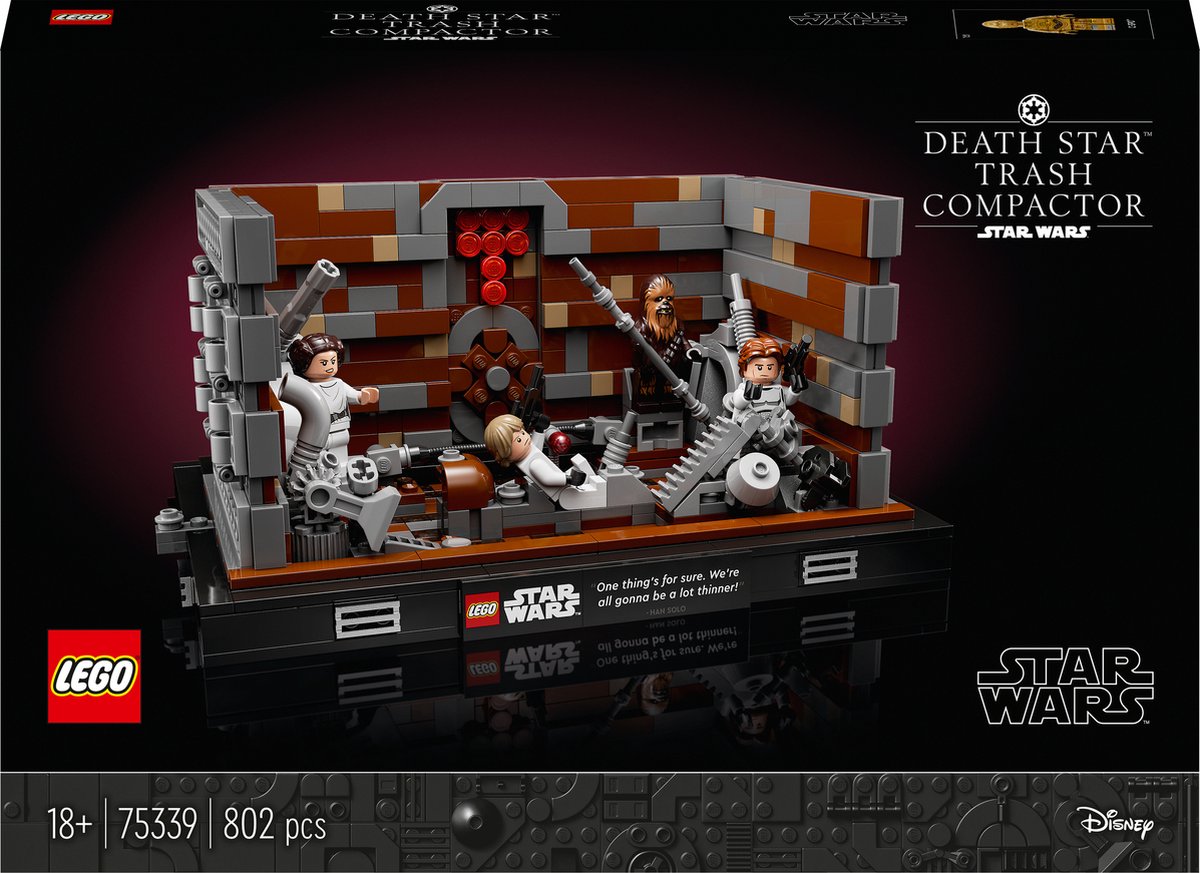 LEGO Death Star Afvalpers diorama - 75339