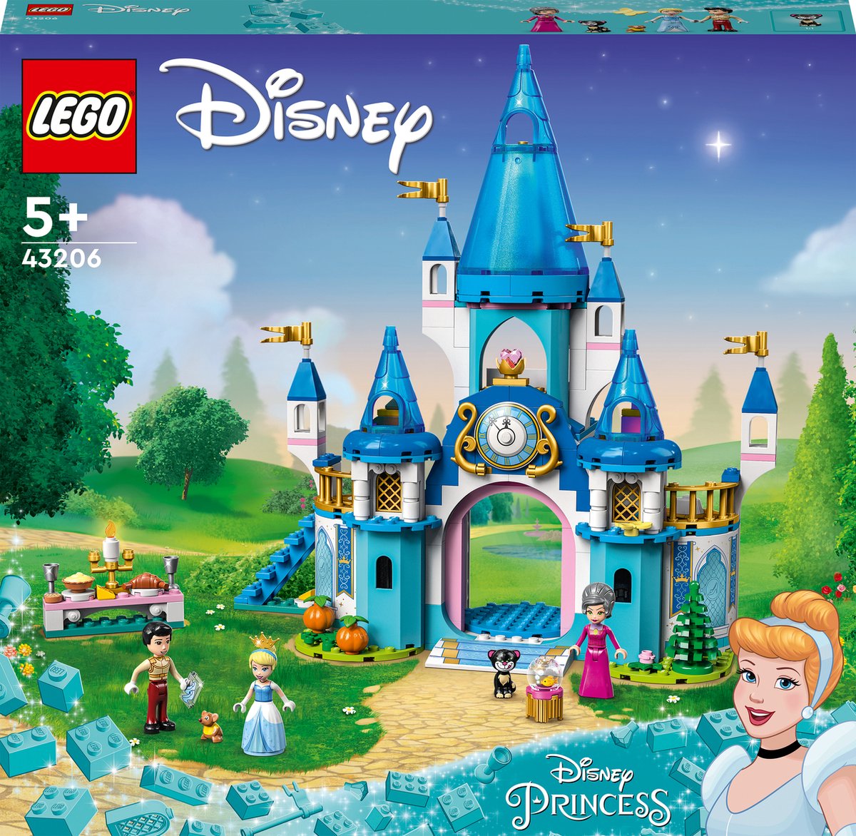   Disney Princess Het kasteel van Assepoester en de knappe prins - 43206