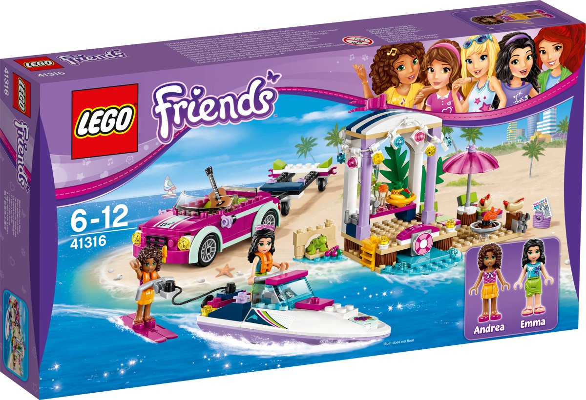 LEGO Friends Andreas Speedboottransport - 41316