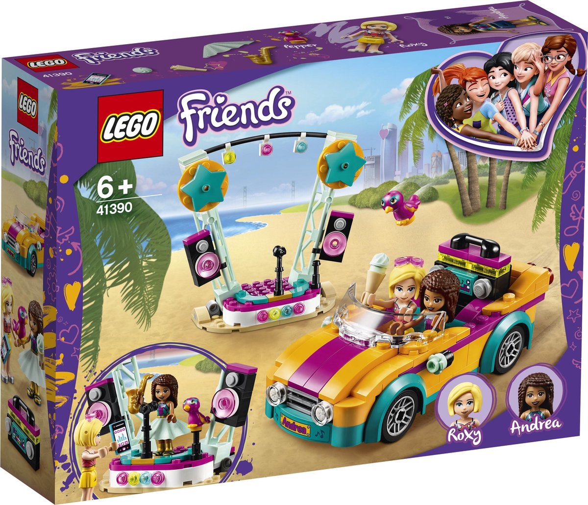 LEGO Friends Andreas auto en podium - 41390