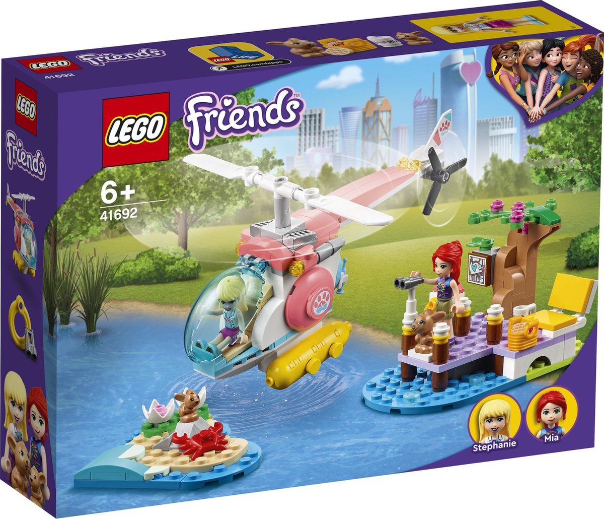 LEGO Friends Dierenkliniek reddingshelikopter - 41692