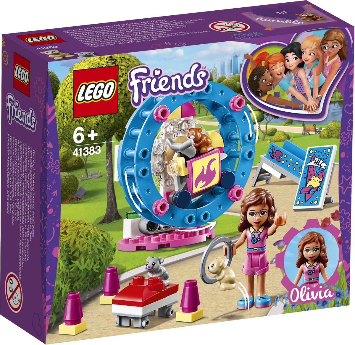 LEGO Friends Olivias Hamsterspeelplaats - 41383