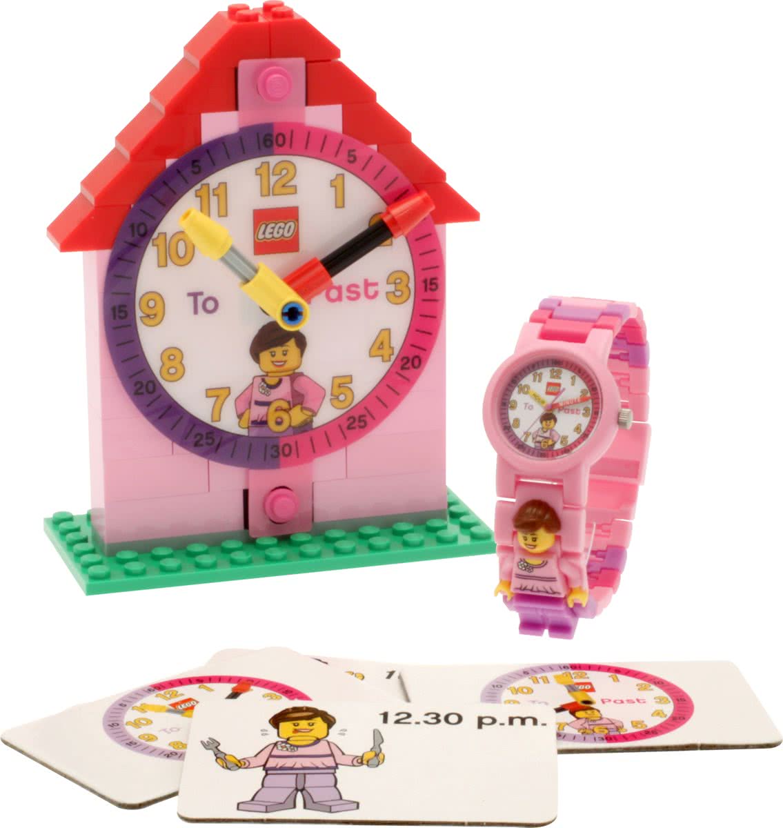 LEGO GIRL TIME TEACHER WATCH W MINIFIGUR