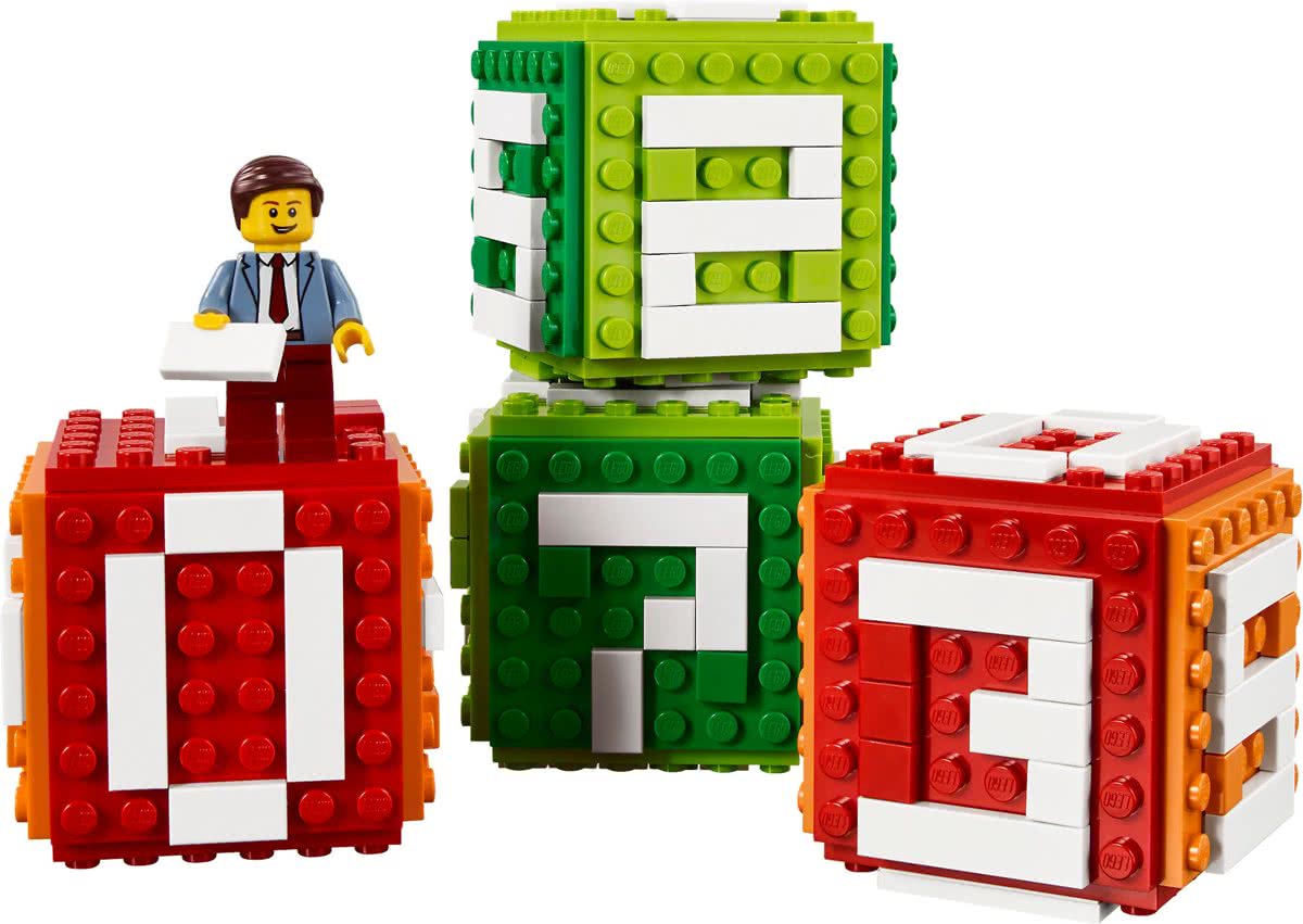 LEGO Iconic Brick Calendar bouwset