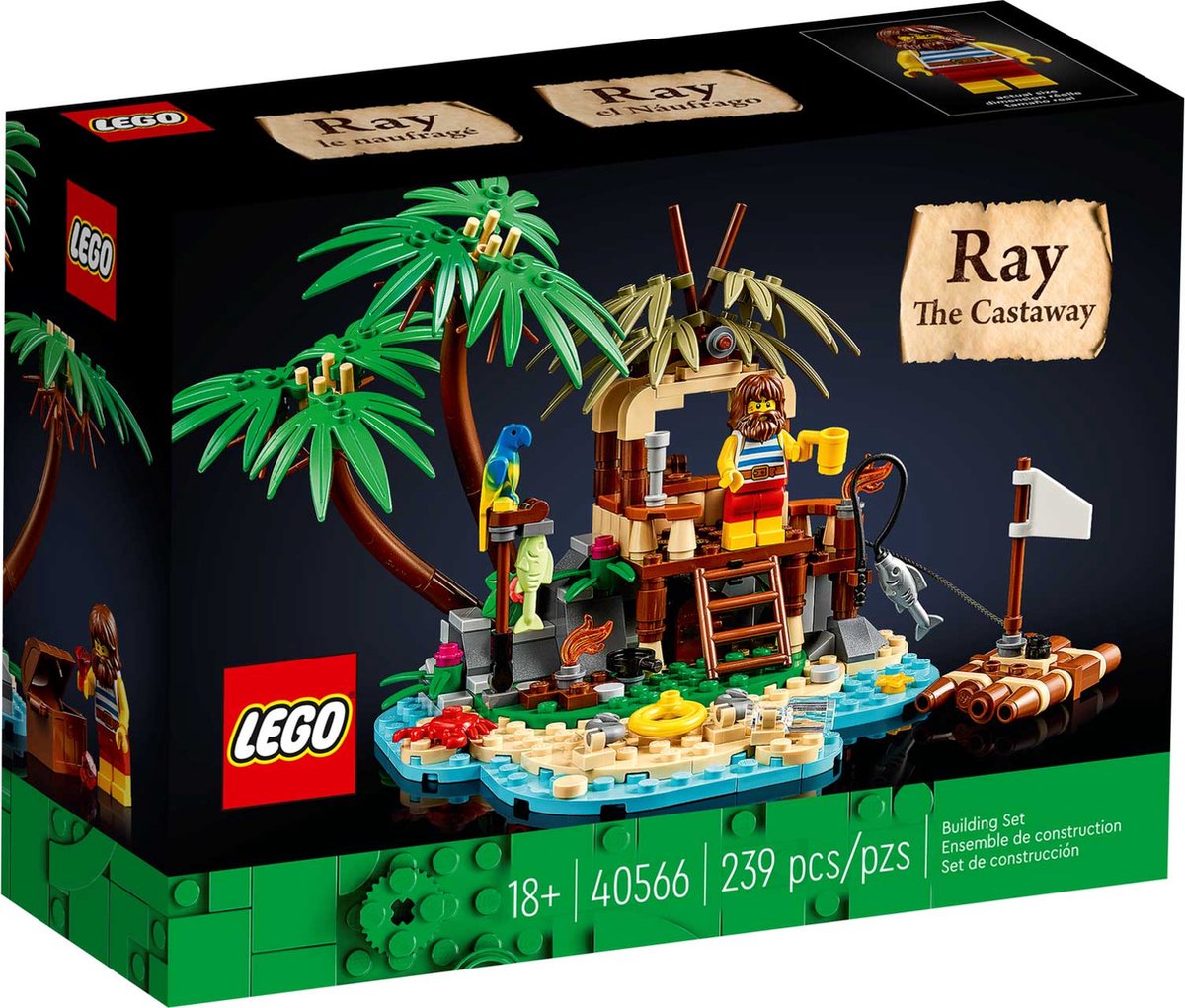 LEGO Ideas Ray de Schipbreukeling - 40566