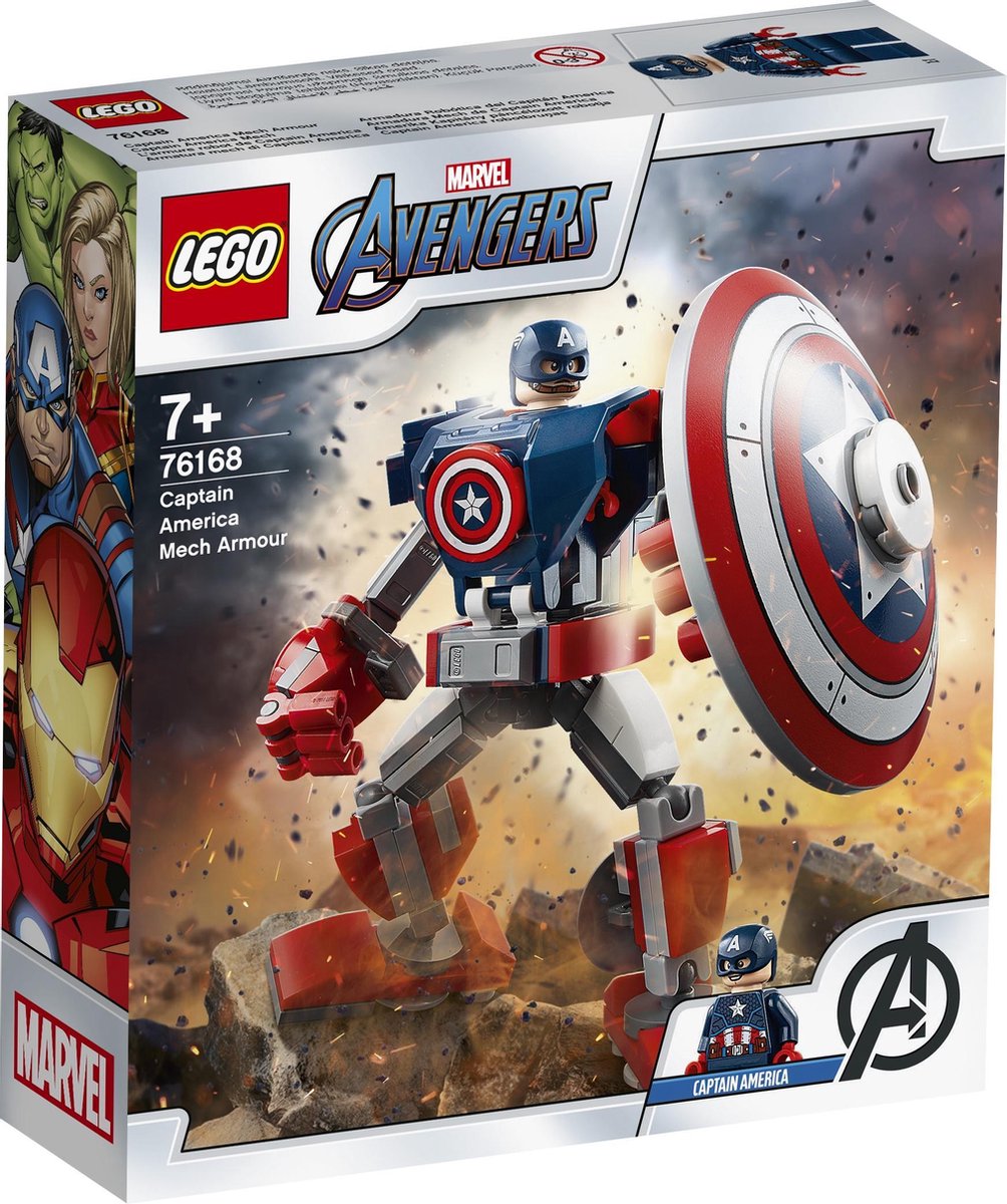 LEGO Marvel Avengers Captain America Mechapantser - 76168