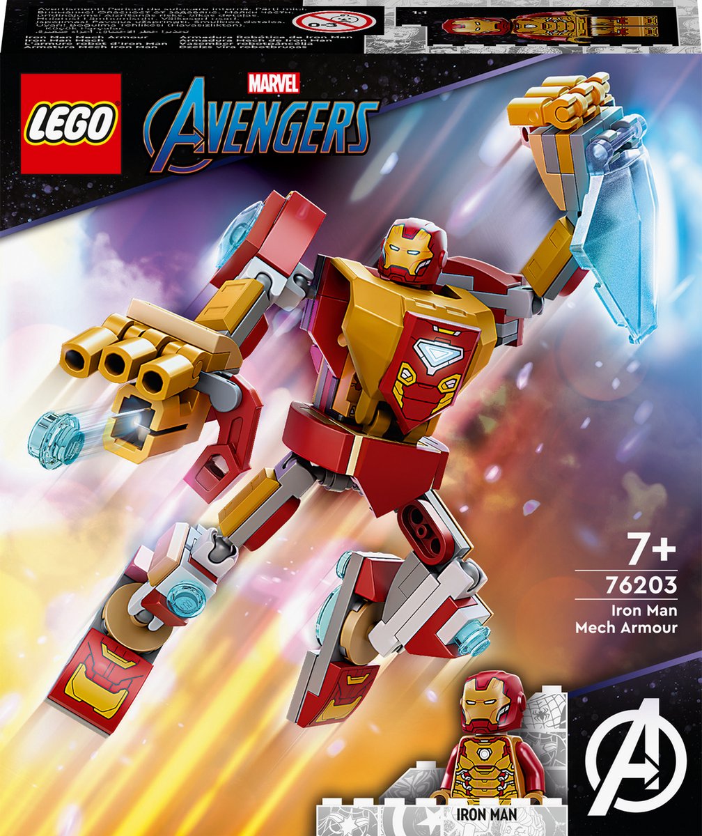 LEGO Marvel Iron Man Mechapantser - 76203