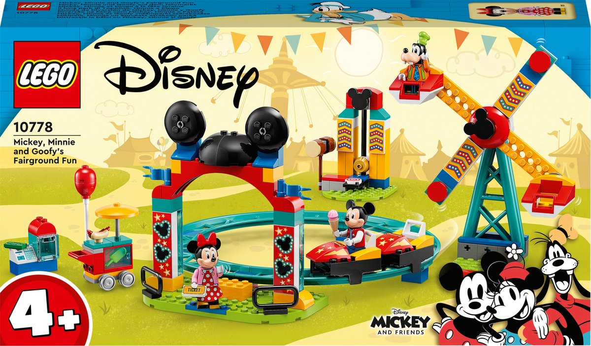 LEGO Mickey and Friends Mickey, Minnie en Goofy Kermisplezier - 10778