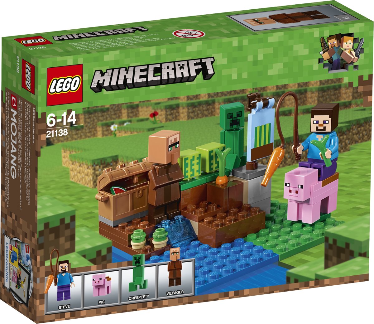 LEGO Minecraft De meloenboerderij - 21138