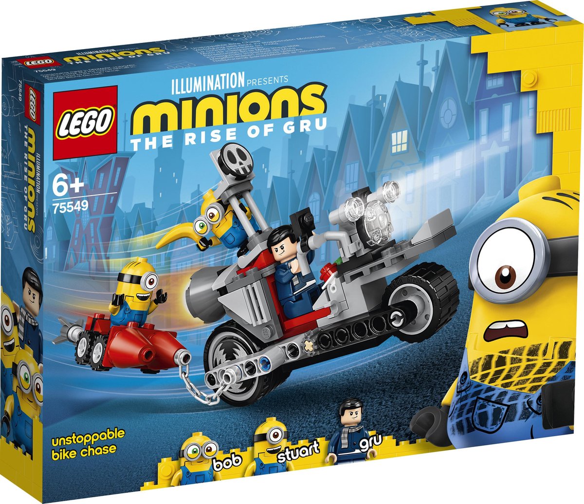 LEGO Minions Enerverende Motorachtervolging - 75549