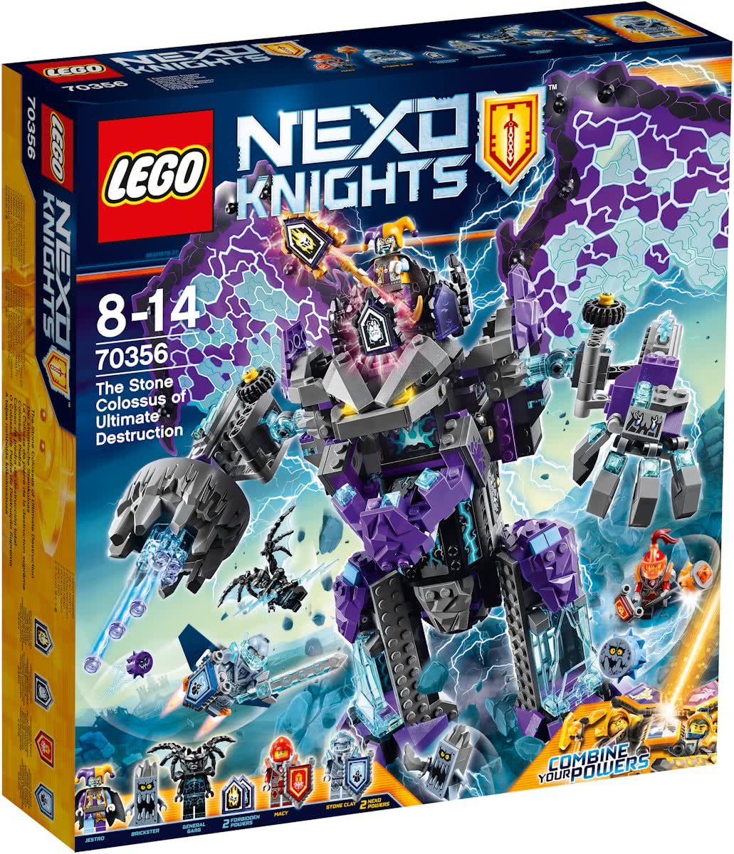 LEGO NEXO KNIGHTS De Stenen Kolos der Ultieme Vernietiging - 70356