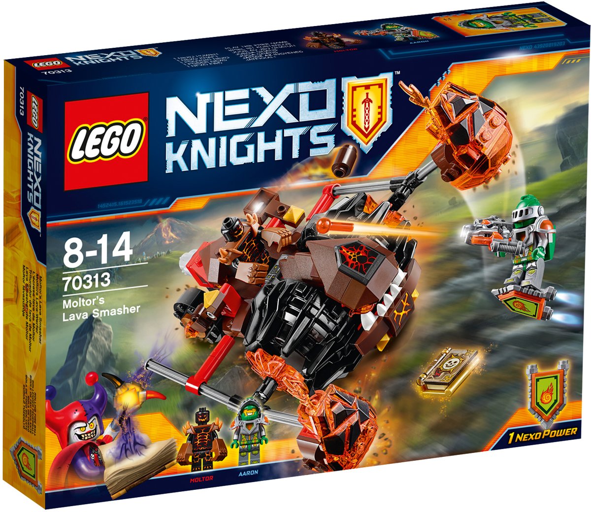 LEGO NEXO KNIGHTS Moltors Lavabeuker - 70313