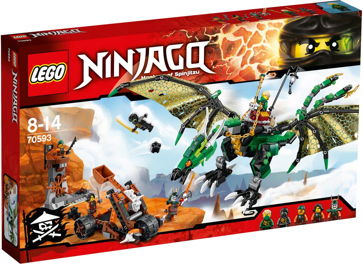 LEGO NINJAGO De Groene NRG Draak - 70593