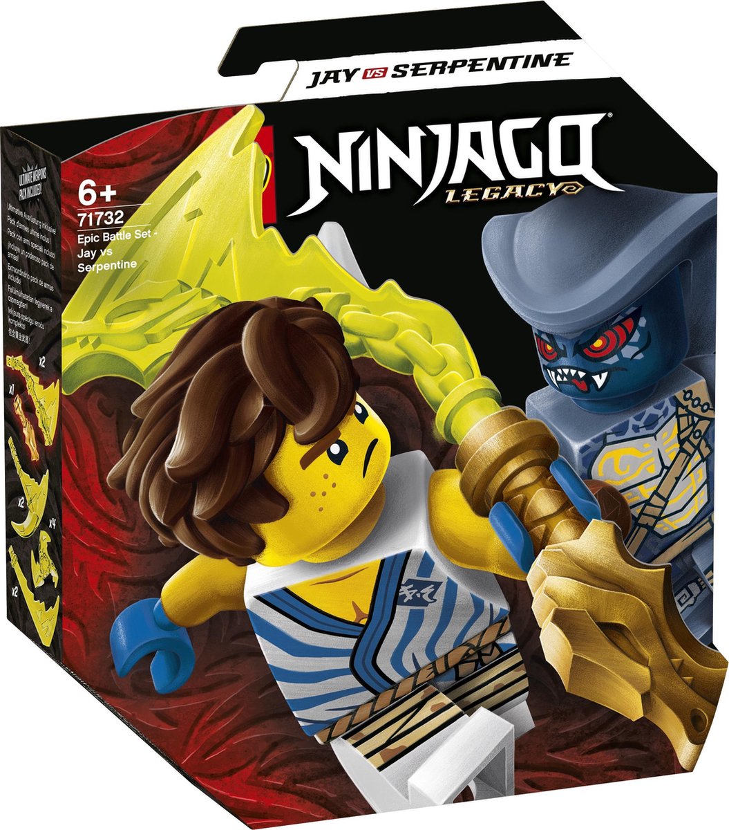 LEGO NINJAGO Epische Strijd Set Jay tegen Serpentine - 71732