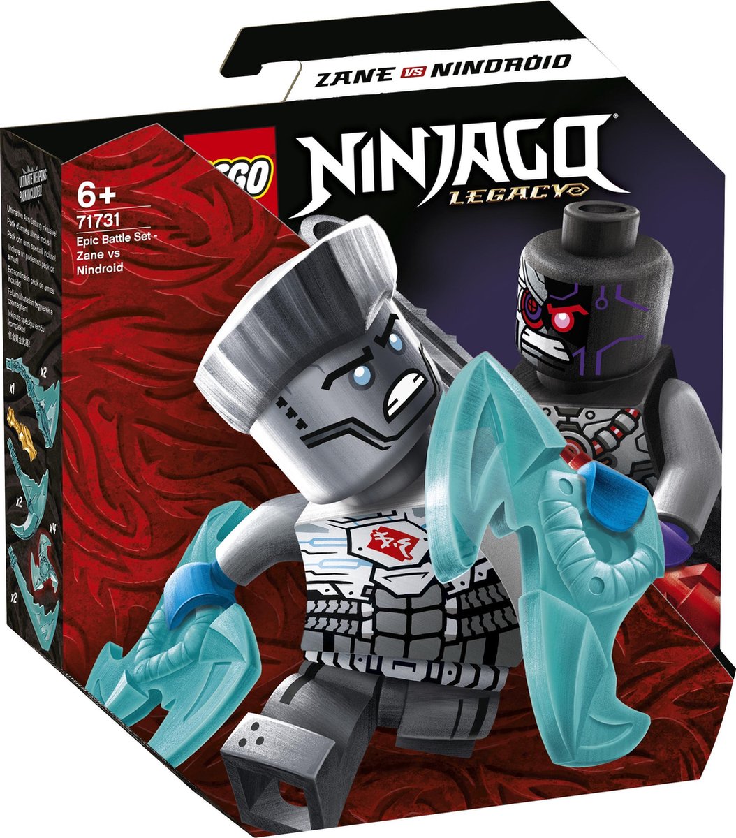   NINJAGO Epische Strijd set - Zane tegen Nindroid - 71731