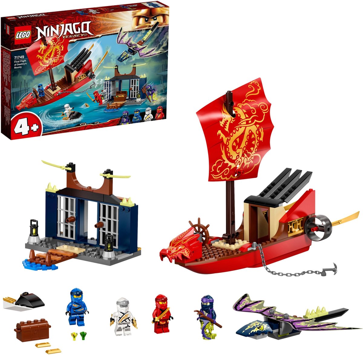 LEGO NINJAGO Laatste tocht van Destinys Bounty - 71749