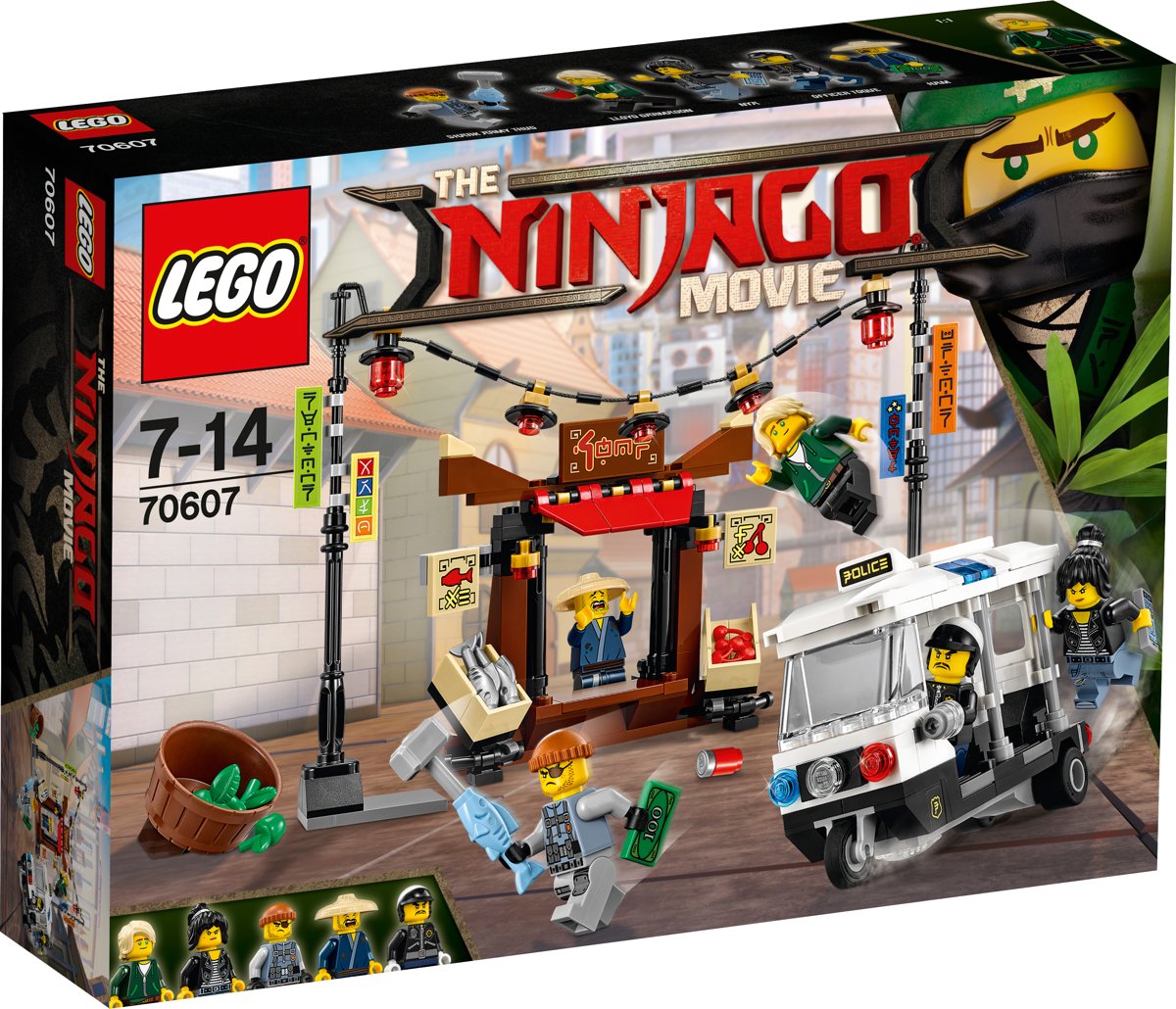 LEGO NINJAGO Movie Achtervolging door de Stad - 70607