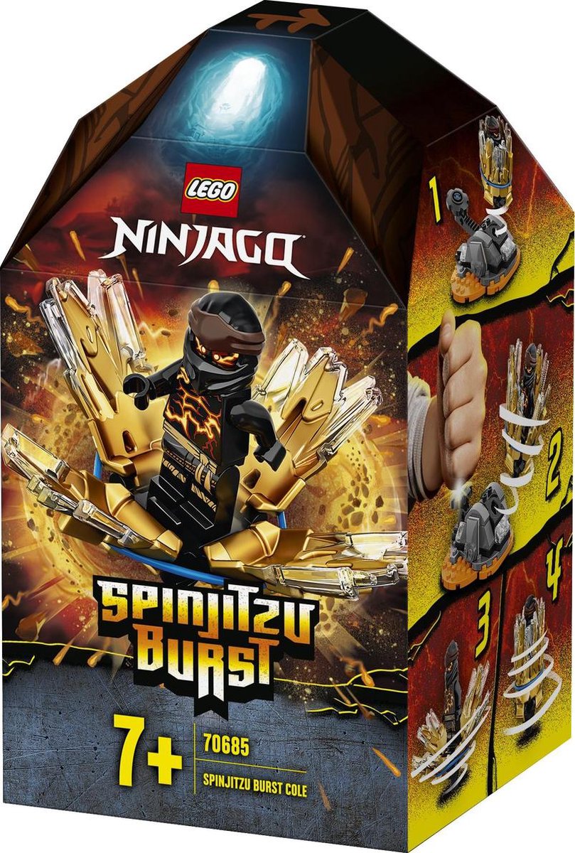 LEGO NINJAGO Spinjitzu Burst Cole - 70685