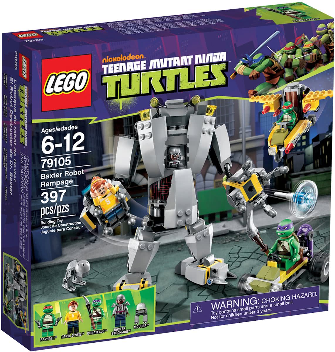 LEGO Ninja Turtles Baxter Robot Rampage - 79105