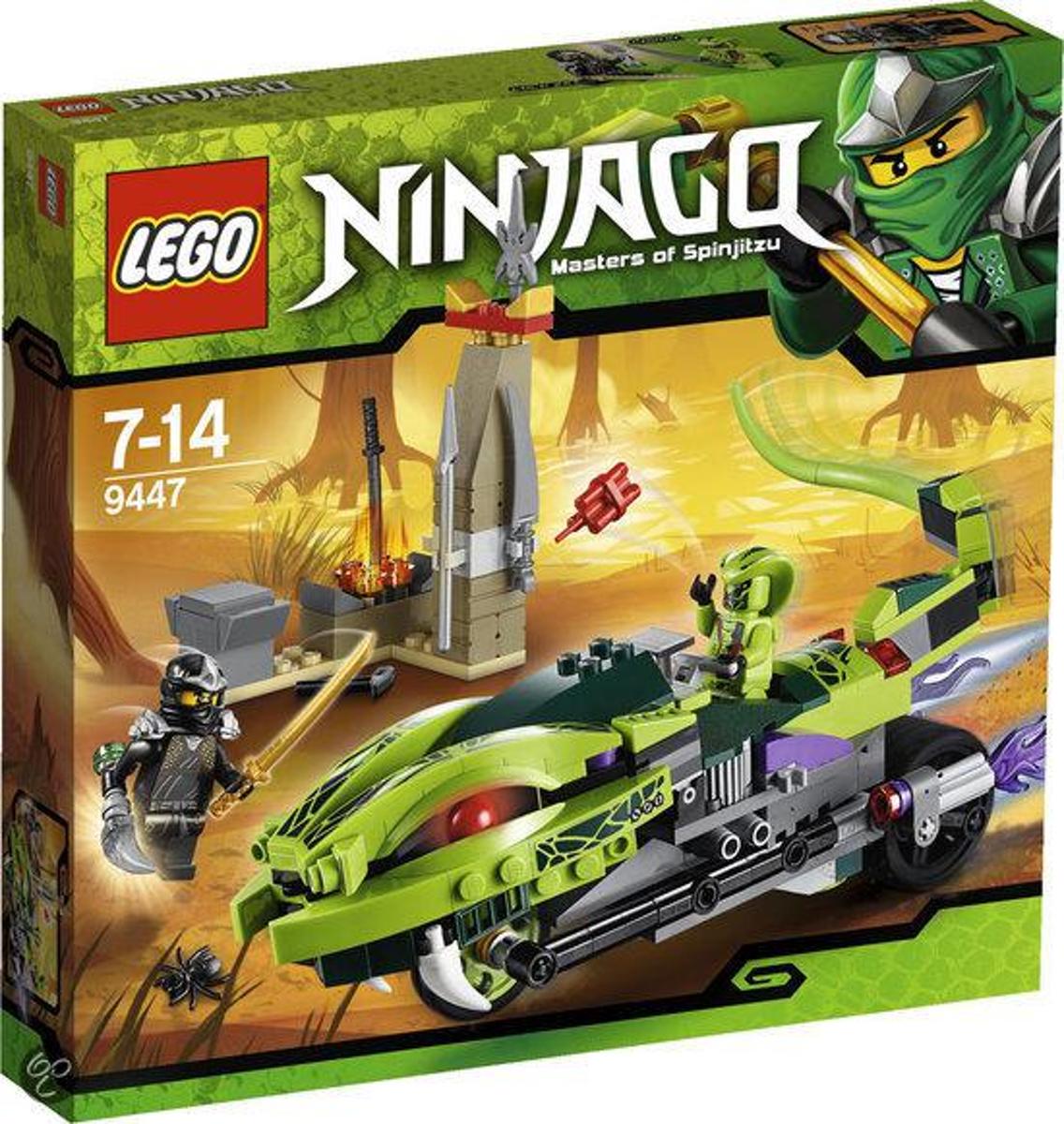 LEGO Ninjago Lashas Bijtende Motor - 9447