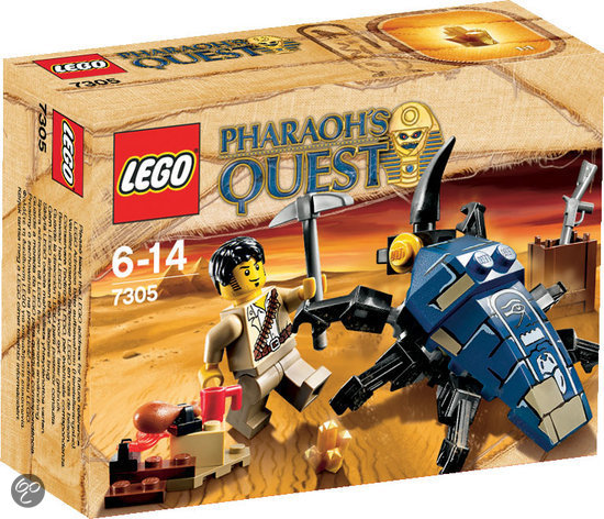 LEGO Pharaohs Quest Aanval van de Scarabee - 7305