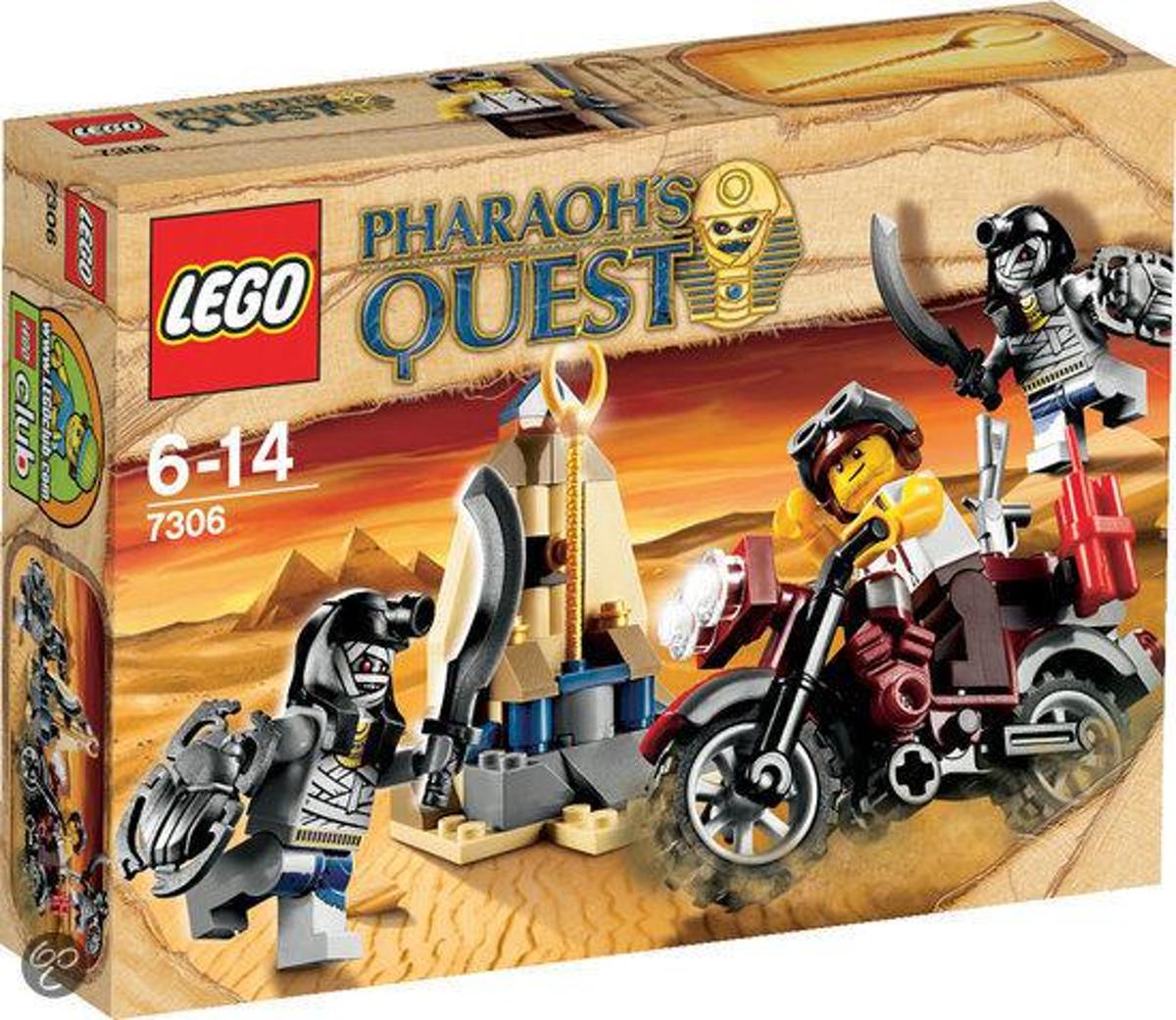 LEGO Pharaohs Quest Gouden Staf Wachtposten - 7306