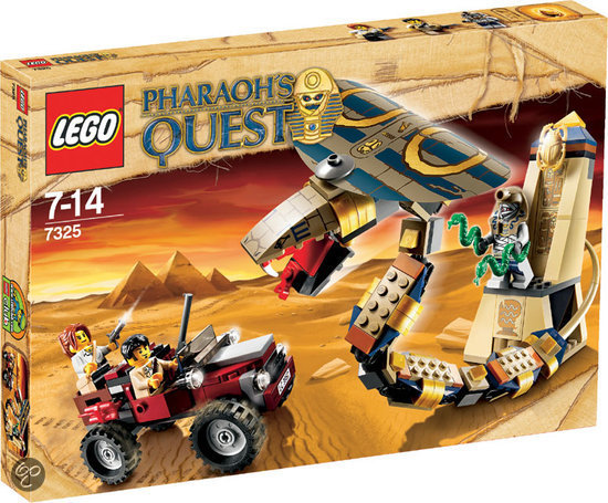 LEGO Pharaohs Quest Het Vervloekte Cobrastandbeeld - 7325