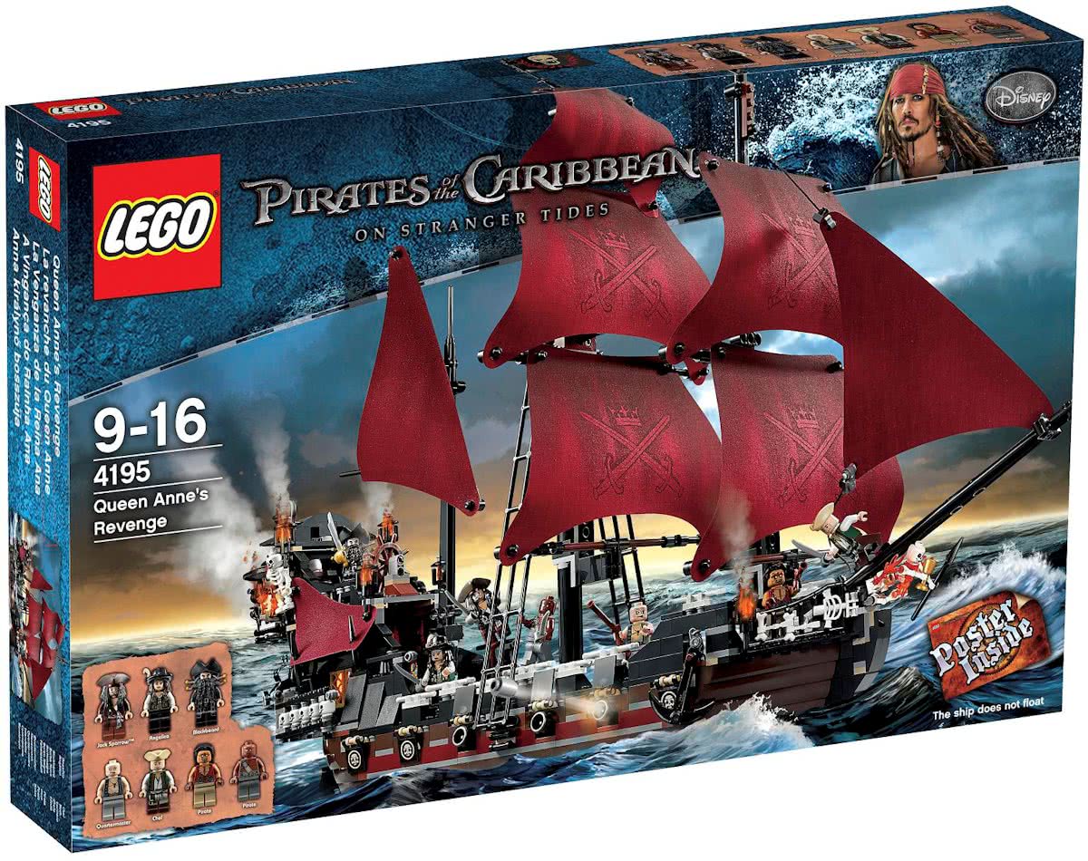 LEGO Pirates of the Caribbean De wraak van Koningin Anne - 4195