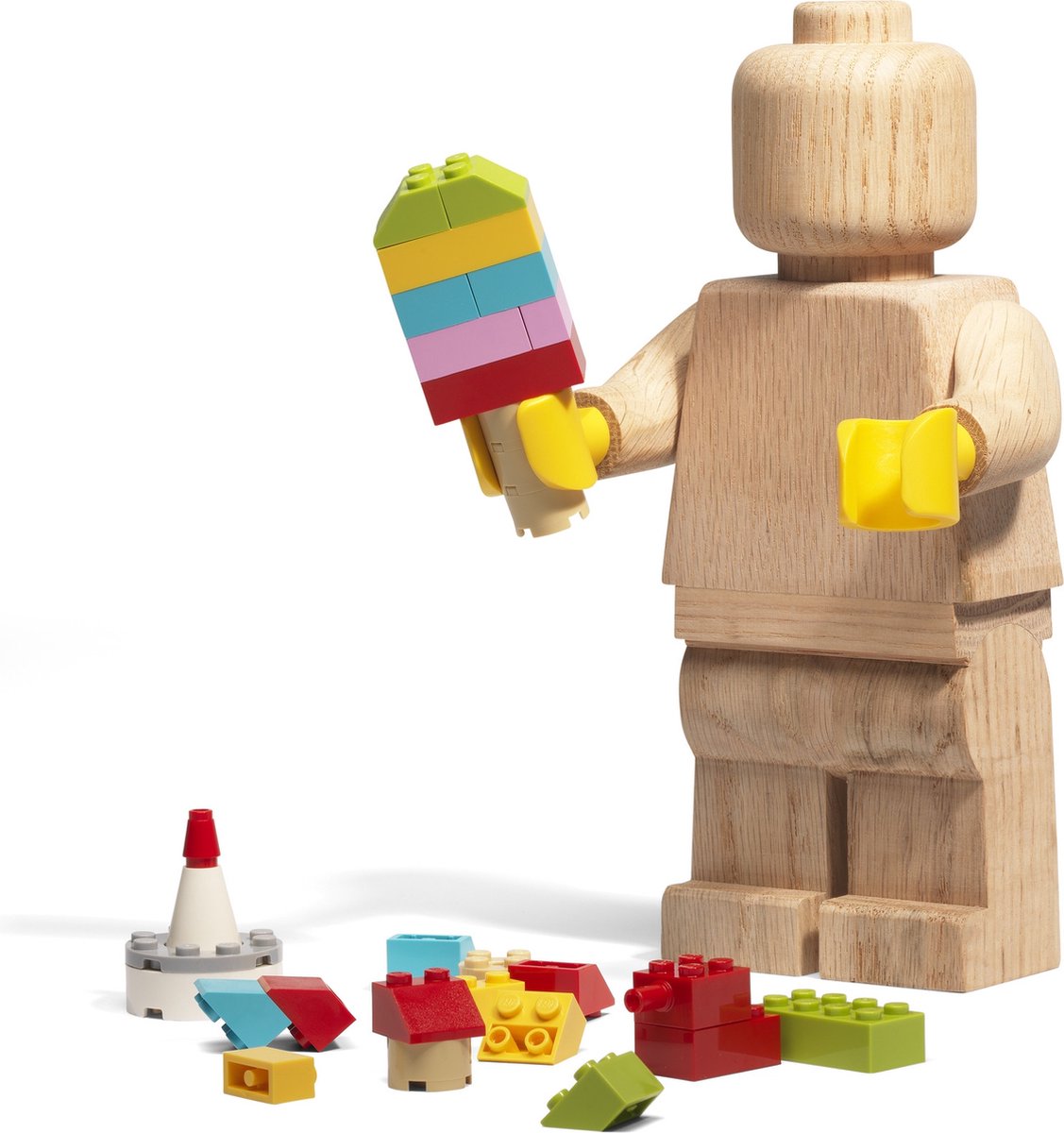 LEGO Popje Hout - Houten - Minifiguur - 20cm - 853967 -   Originals