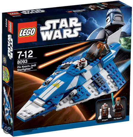 LEGO Star Wars Plo Koons Jedi Starfighter - 8093